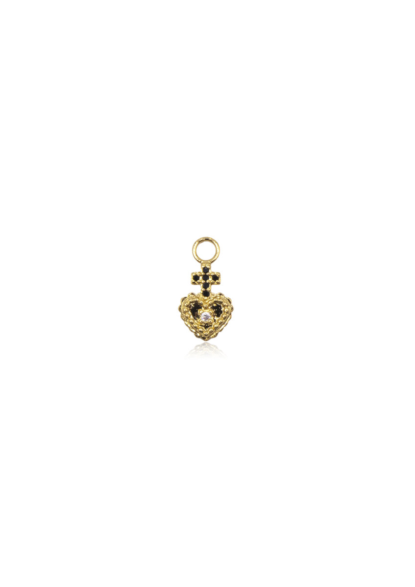 Caurel Boucles d’oreilles pendentif soleil fuchsia