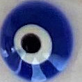 Œil Ovale bleu foncé