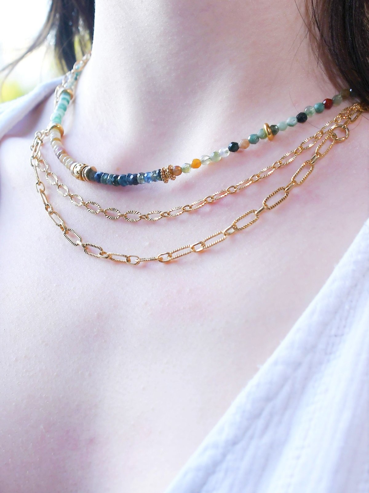 Collier Las Salinas Ibiza - Caurel Bijoux Ibiza Paris